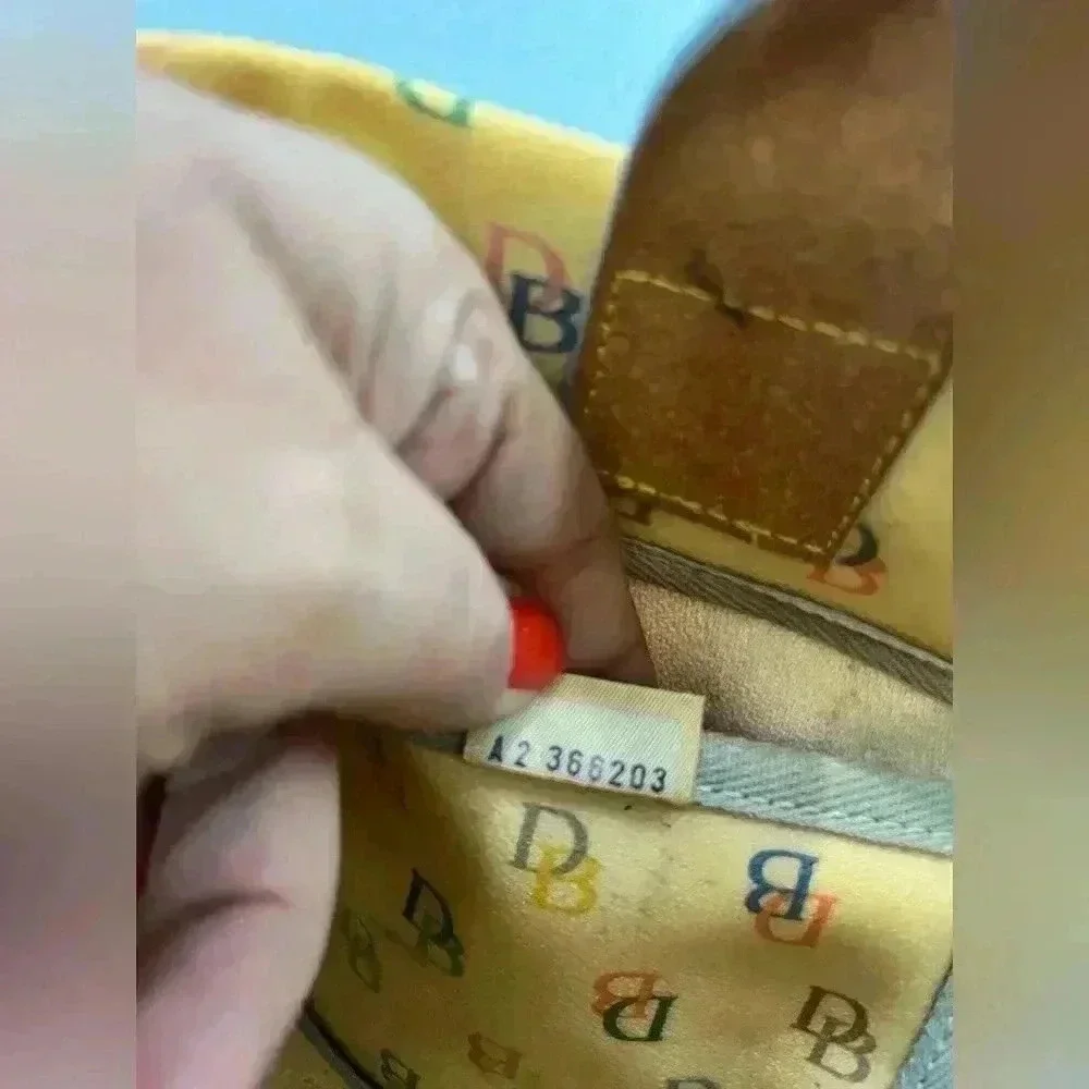 Dooney and Bourke Y2K tassel, rainbow, handbag, signature, retro, purse